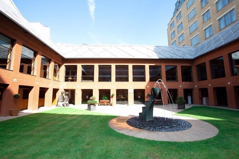 Haberdashers' Hall - Courtyard - Daytime whole view Haberdashers' Hall